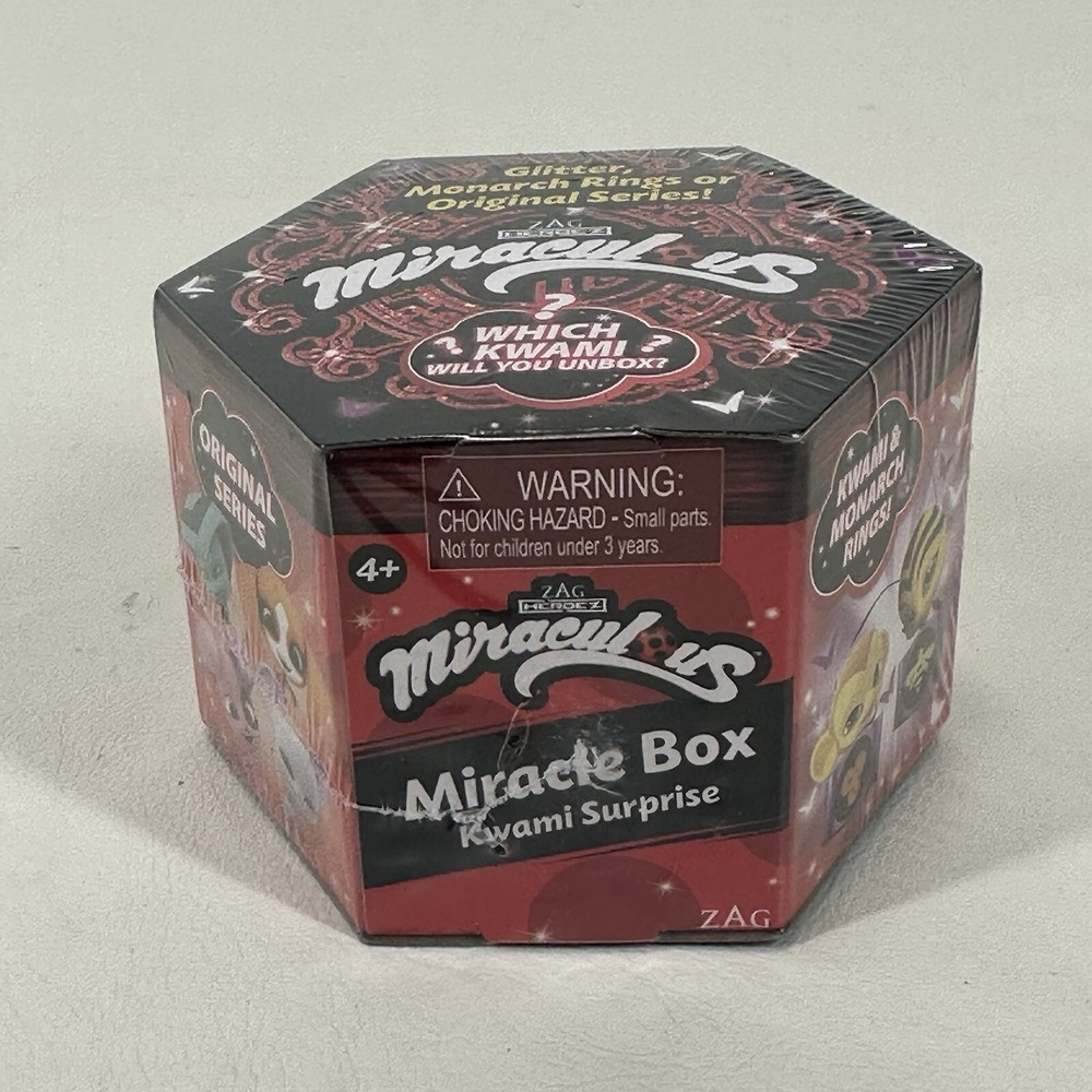 Miraculous Ladybug Miracle Box Kwami Surprise-‎ Chase Glitter Figures